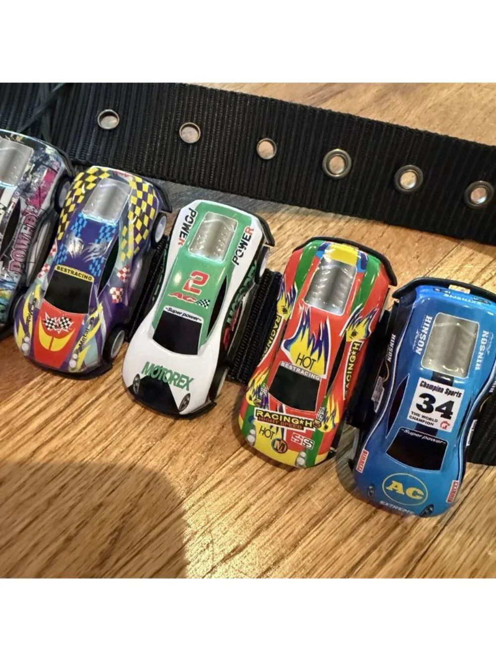 Y2K MENS WOMENS UNISEX CAR BELT MULTI COLOR